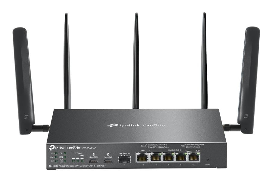 TP-LINK ER706WP-4G WiFi marsruuter, 4G toega – lahendus