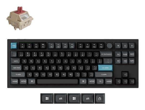 Keychron Q3 Ultra must mehaaniline klaviatuur – soodne RGB