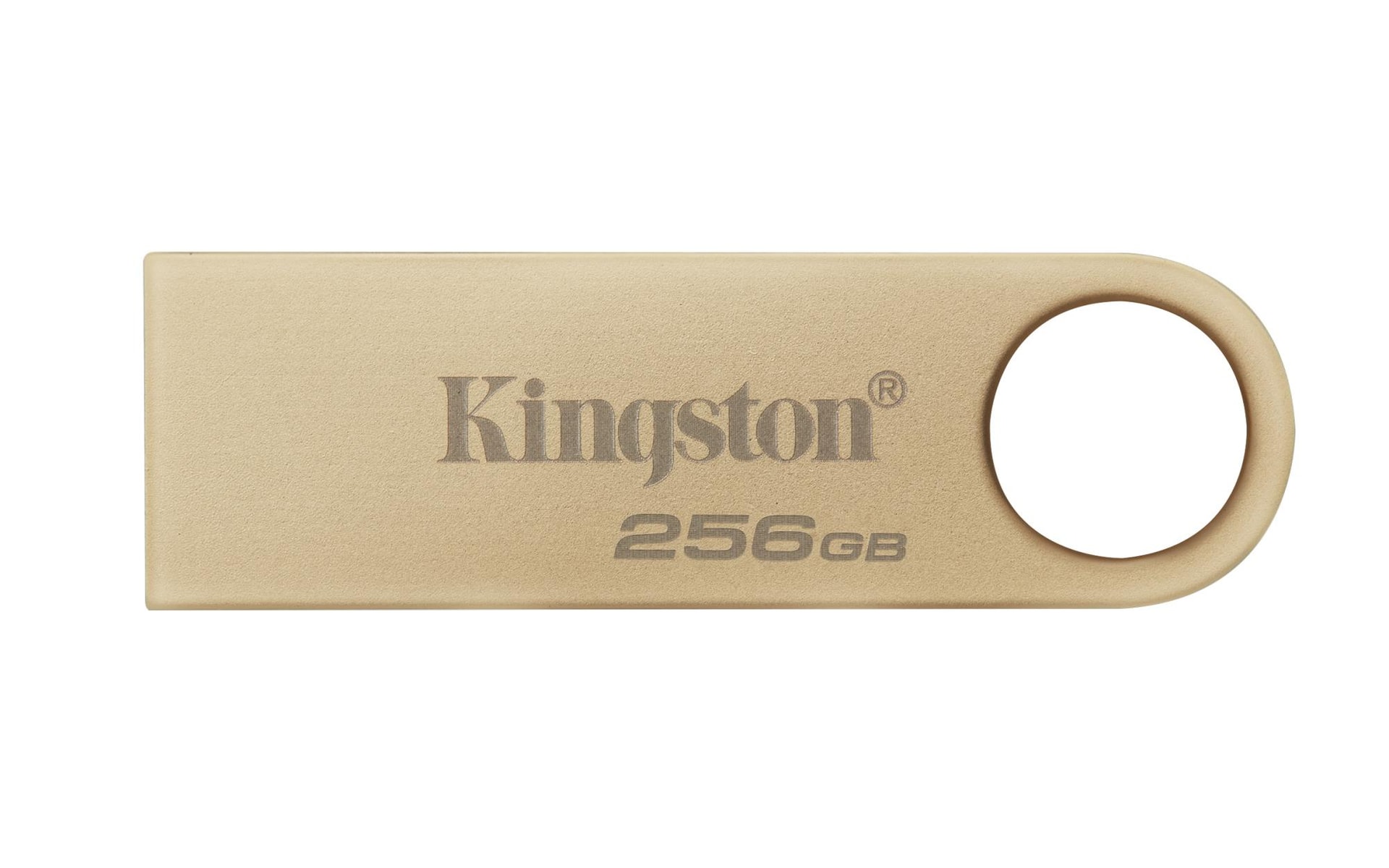 USB-флешка Kingston DataTraveler SE9 G3 256 ГБ, USB 3.2 Gen 1, золотистая