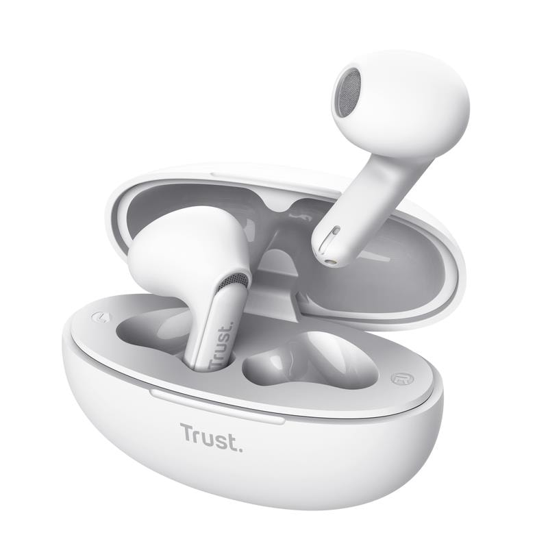 TRUST YAVI BT ENC белые наушники купить недорого
