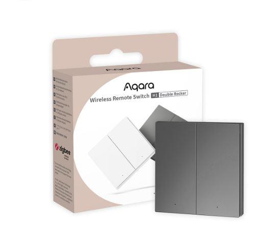 Aqara Wireless Remote Switch H1 Double Grey – Smart Home Deal