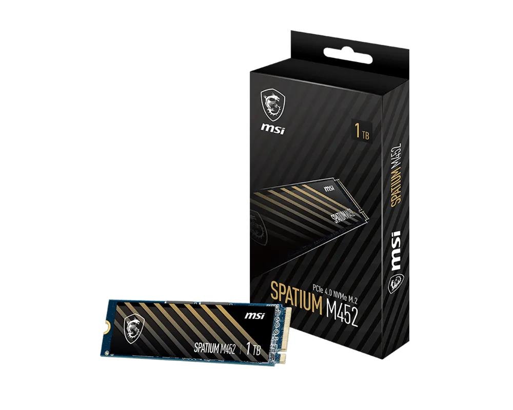 SSD-ketas MSI SPATIUM M452, 1 TB, M.2 NVMe PCIe 4.0
