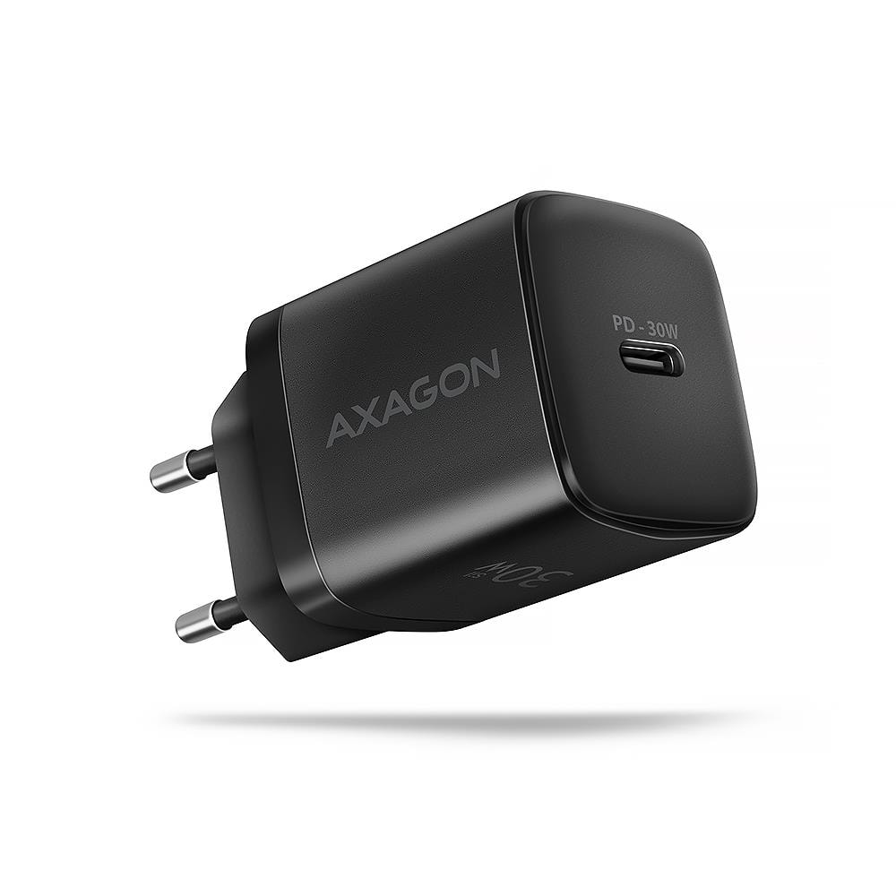 AXAGON ACU-PD30 USB-C 30W seinalaadija must – kiire laadimiseks