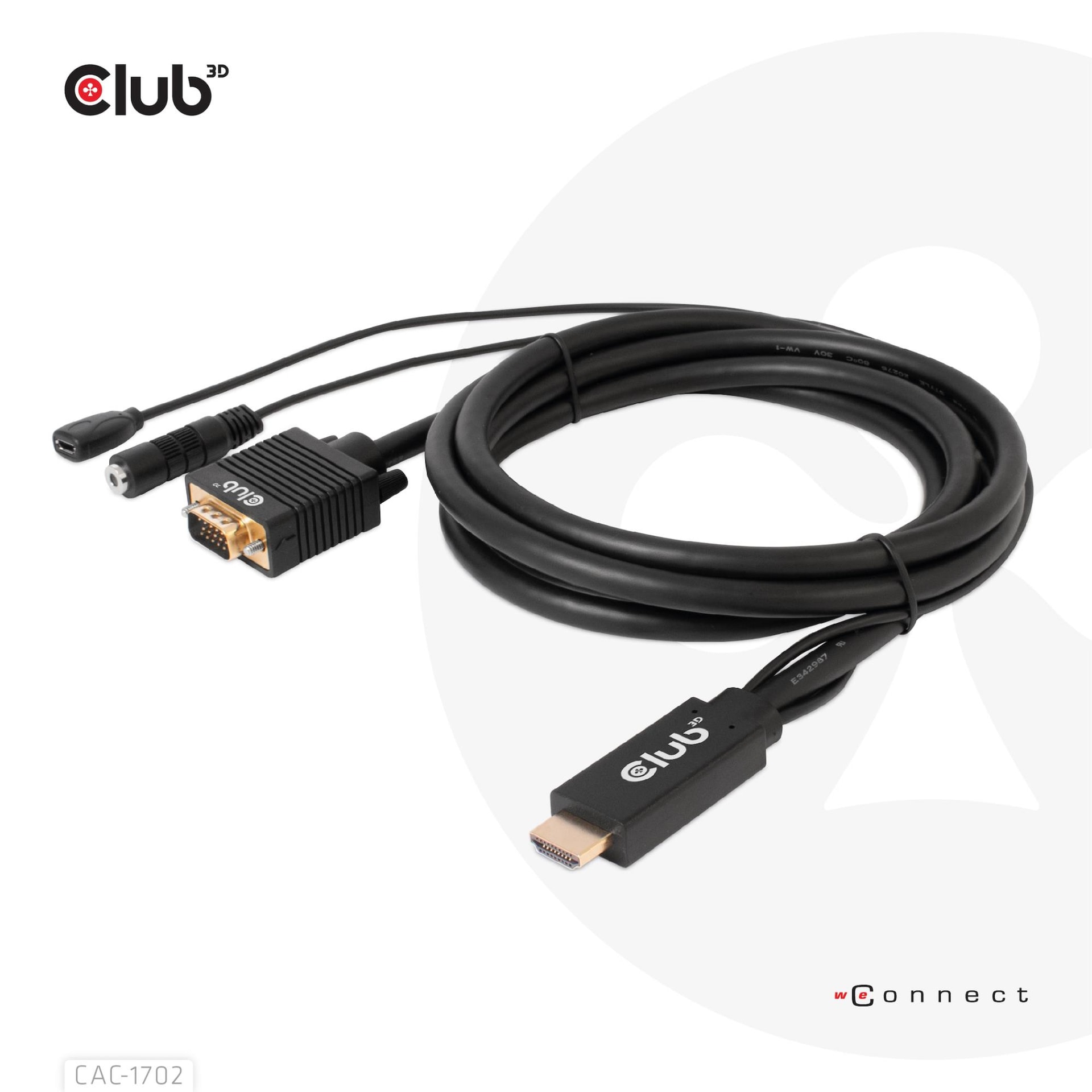 CLUB3D HDMI to VGA 2m Cable M/M CAC-1712 – Best Price