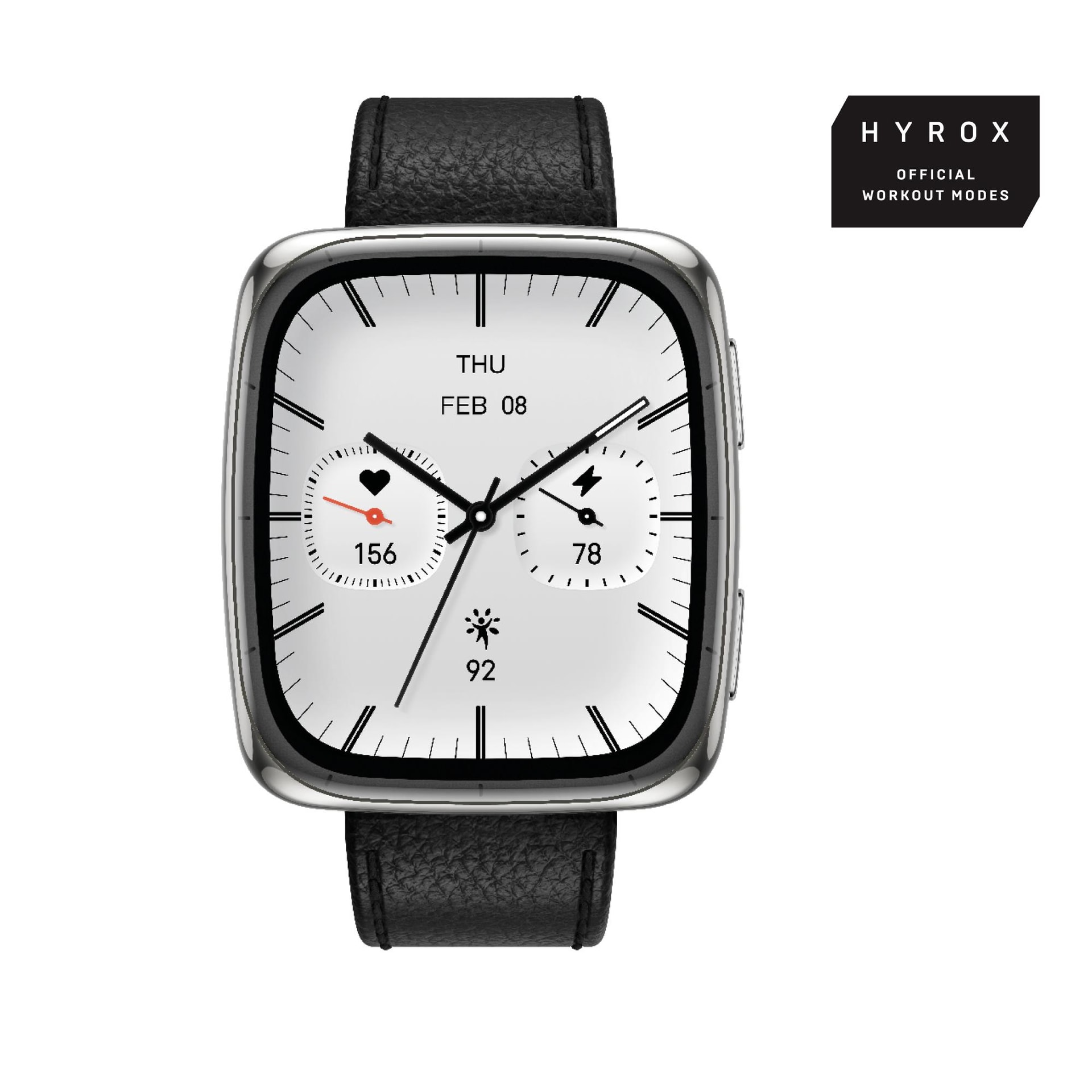 Nutikell Amazfit Active 2, 1,75″ AMOLED, safiirklaas, must