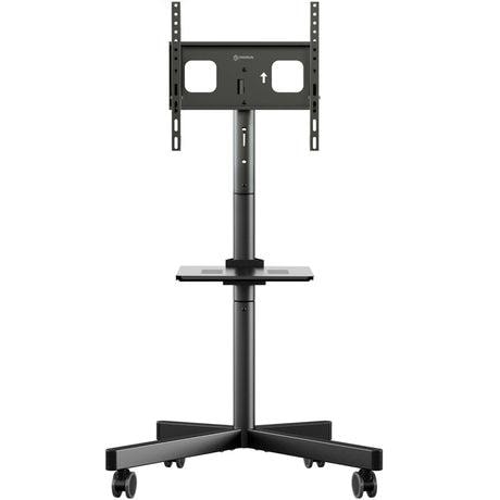 Напольная стойка для ТВ Onkron TS1137-B, 45 кг, высота 980–1310 мм, с полкой