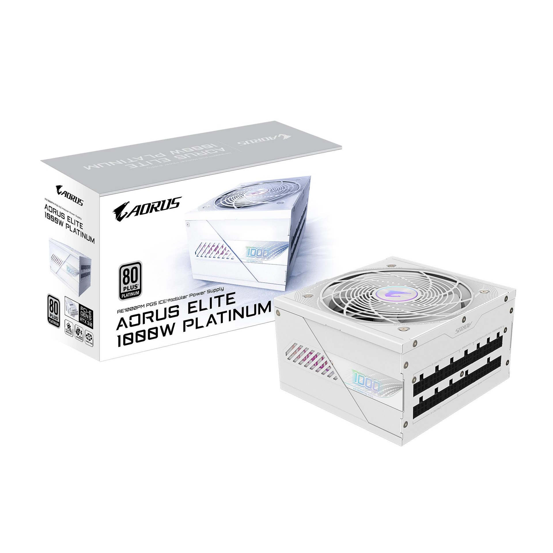 GIGABYTE GP-AE1000PM PG5 ICE 1000W Platinum – odav võimsus
