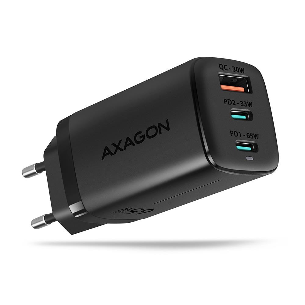 AXAGON ACU-DPQ65 65W GaN laadija 3-portne soodne hind