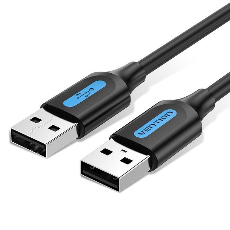 VENTION USB 2.0 A-A kaabel 1,5 m, must