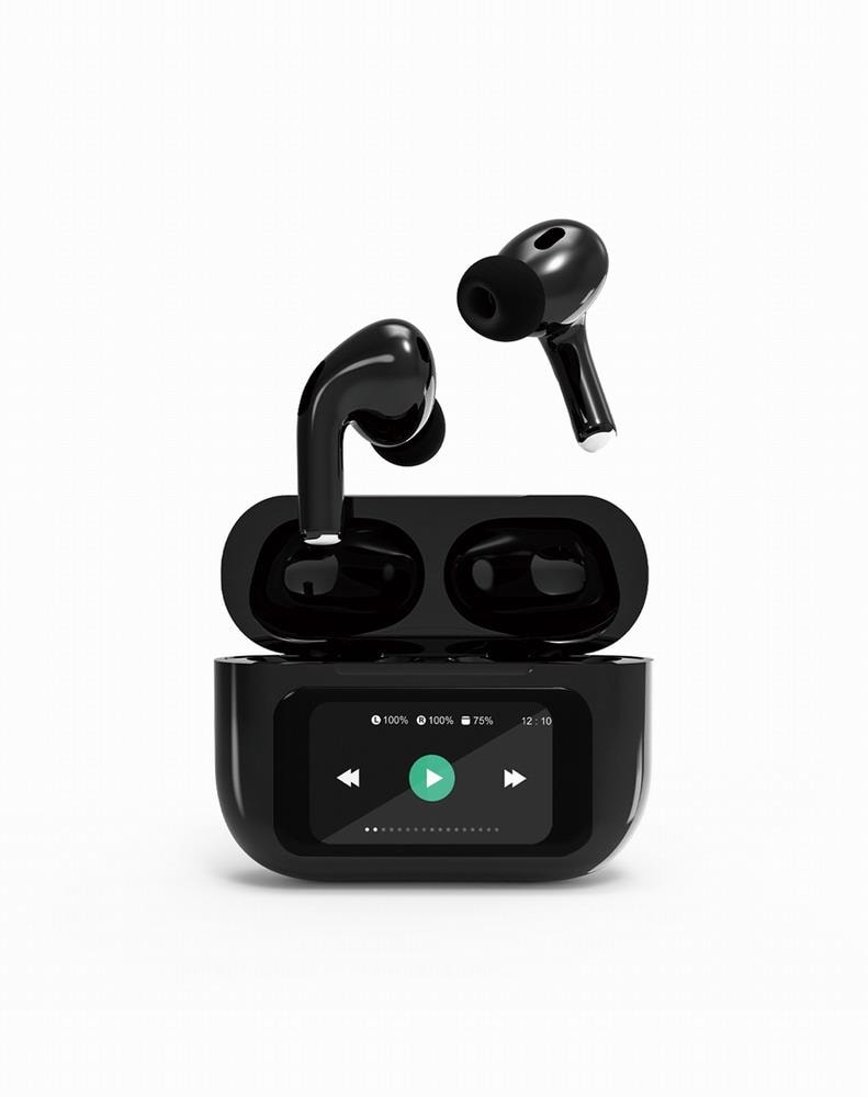 Gembird Bluetooth TWS LCD ANC Earbuds Black – Wireless Deal