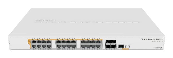 MIKROTIK CRS328-24P-4S+RM управляемый коммутатор по низкой цене