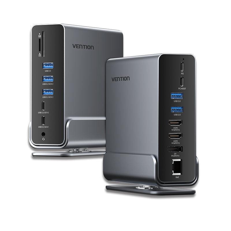 VENTION 15in1 USB-C dokimisjaam, 2× HDMI, soodne hind