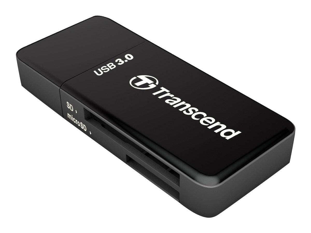 Transcend RDF5K USB 3.1 Card Reader Black – Fast SD/microSD
