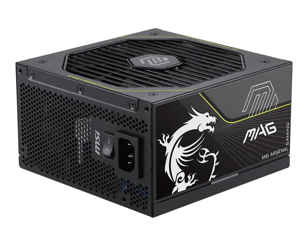 Toiteplokk MSI MAG A1000PLS PCIE5, 1000 W, 80 PLUS Platinum