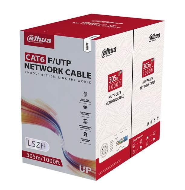DAHUA CAT6 F-UTP võrgukaabel 305m valge – soodne hind