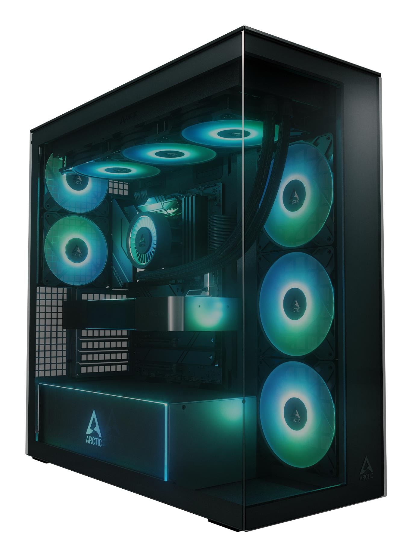 ARCTIC ACPCC00015A EATX Midi Tower Black PC Case