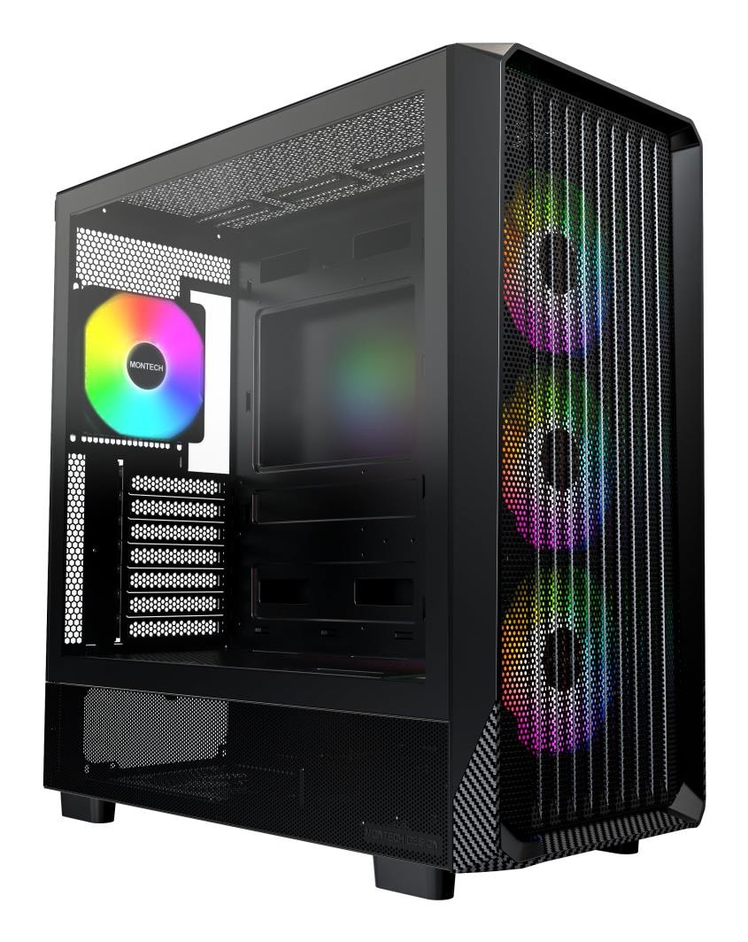 MONTECH X5 Midi Tower must korpus – soodne hind