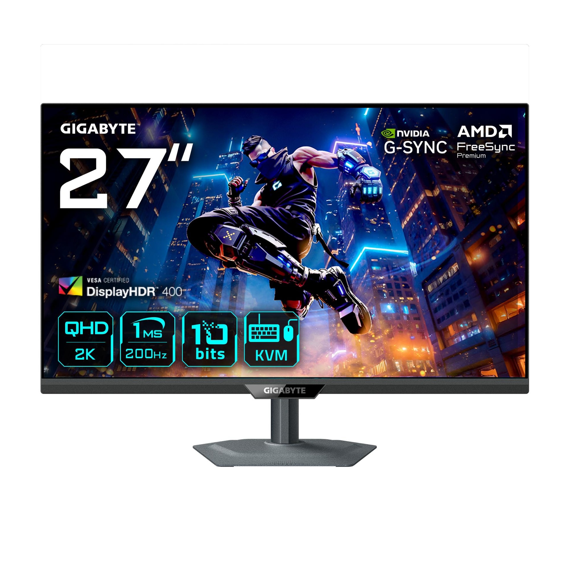 Mängurimonitor Gigabyte M27Q2, 27″, IPS, QHD, 200 Hz, USB-C
