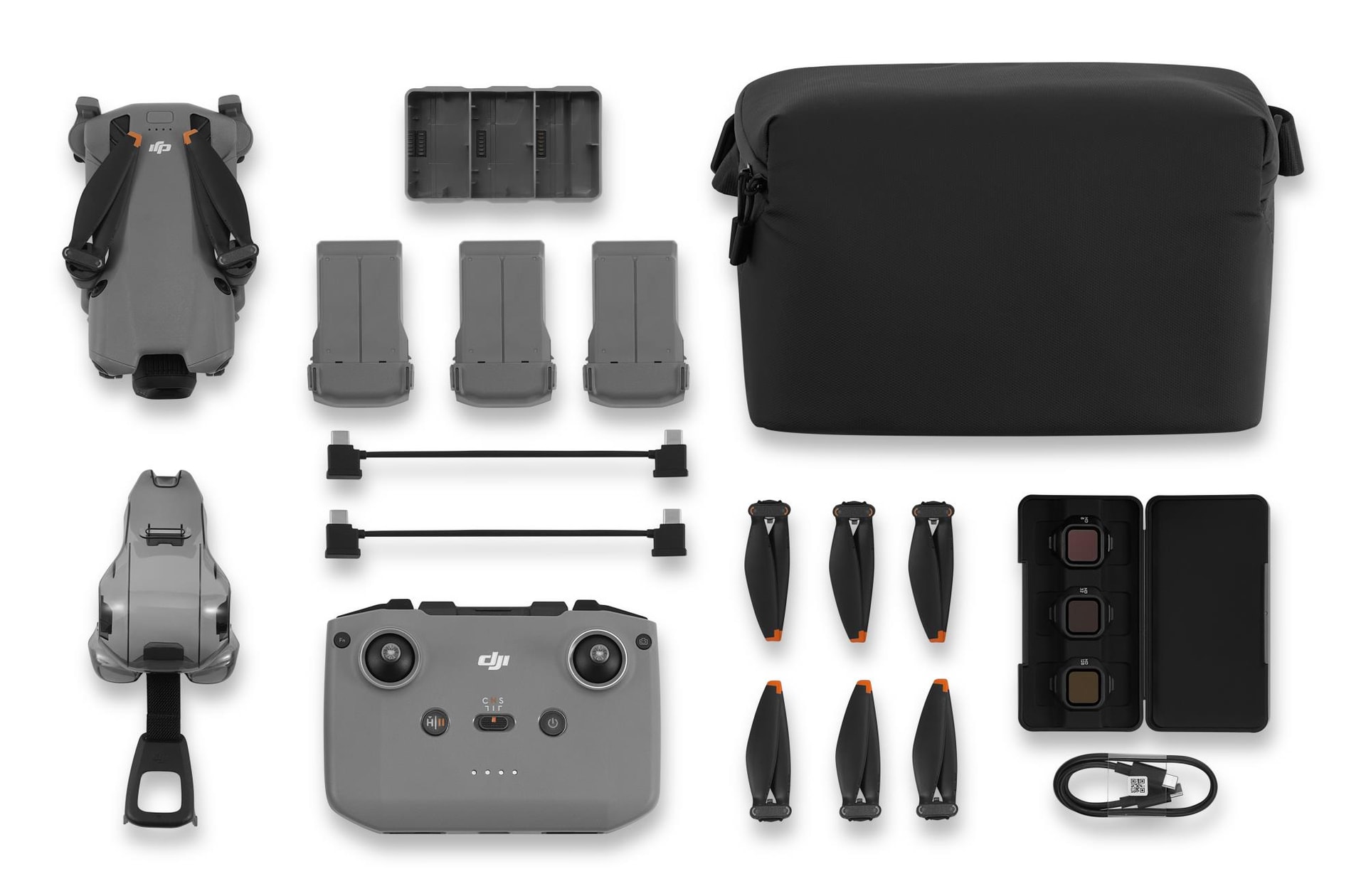 DJI Mini 5 Pro Fly More Combo must/hall droonipakett