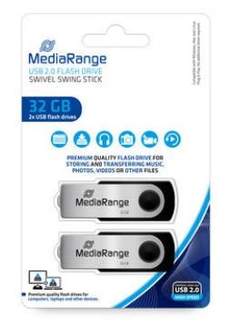 MEDIARANGE MR911-2 32GB USB 2.0 Flash Drive – Best Price