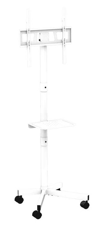 Мобильная стойка для ТВ Gembird TVS-55T-03-W, 32–55″, 30 кг, белая