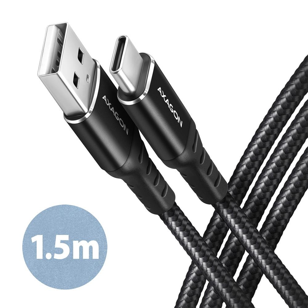 AXAGON BUCM-AM15AB USB-C to USB-A 1.5m Cable – Fast Charging Deal