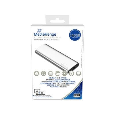 MEDIARANGE MR1101 240GB External SSD – Fast NVMe Storage