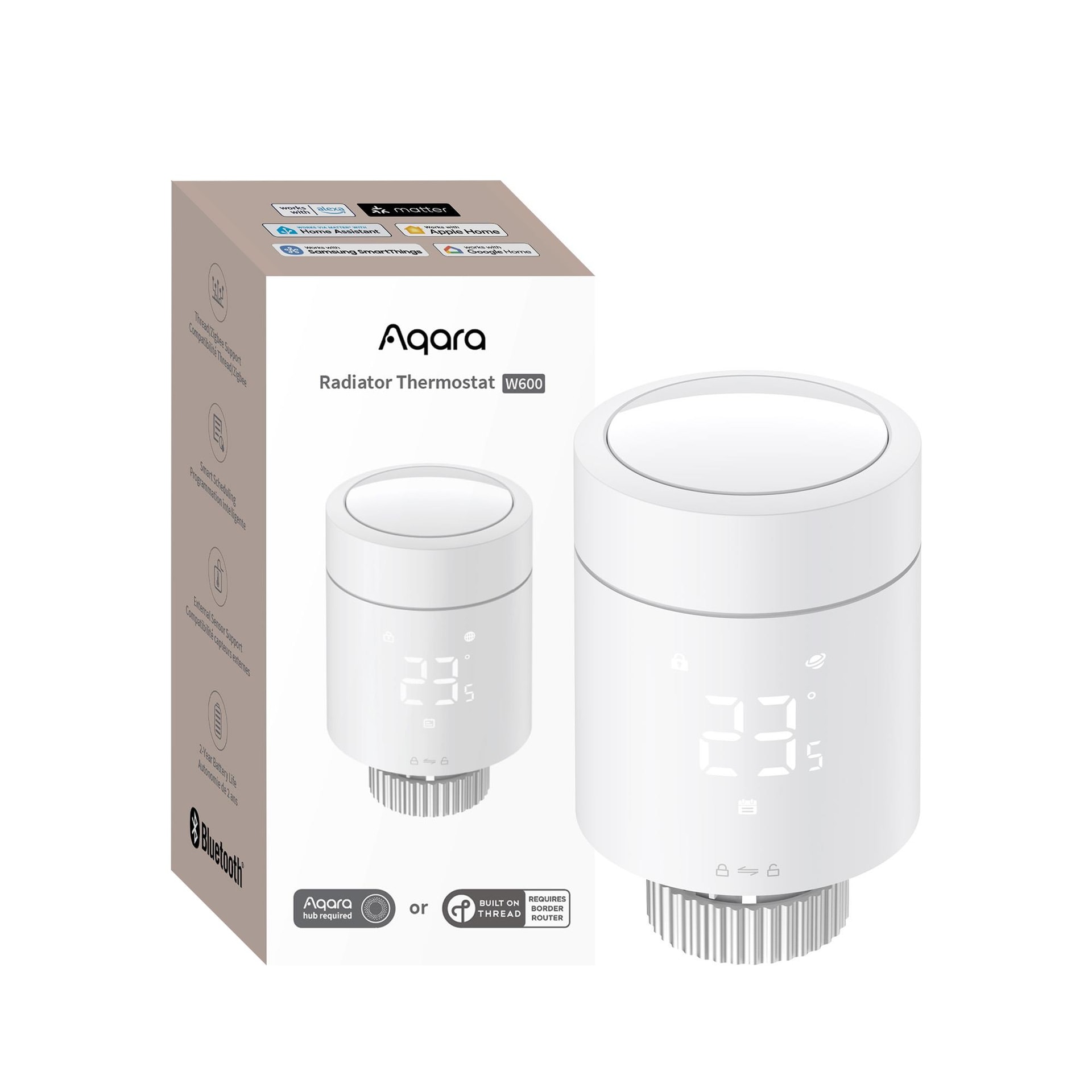 Aqara W600 Smart Radiator Thermostat White