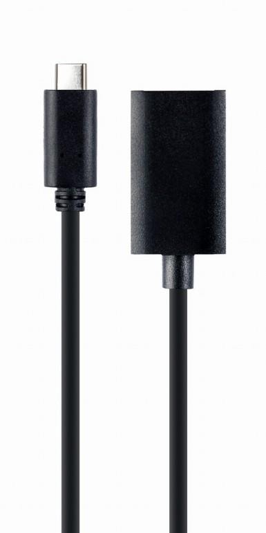 Видеоадаптер Gembird A-CM-DPF-02, USB-C – DisplayPort, 4K, 0,15 м