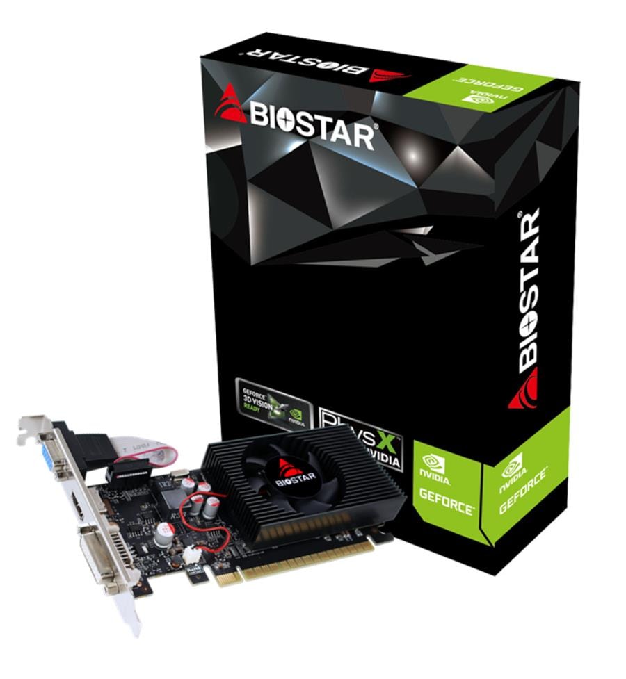 Biostar GeForce GT 730 graphics card, 2 GB