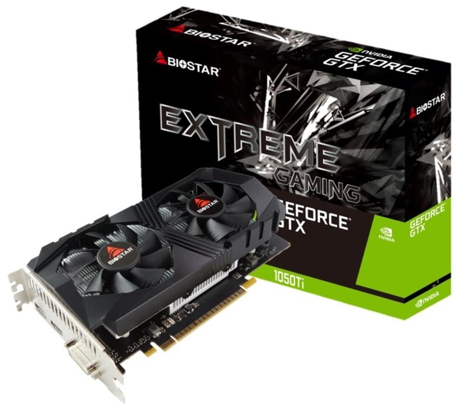 BIOSTAR NVIDIA GeForce GTX 1050 Ti 4GB – Budget Graphics Card