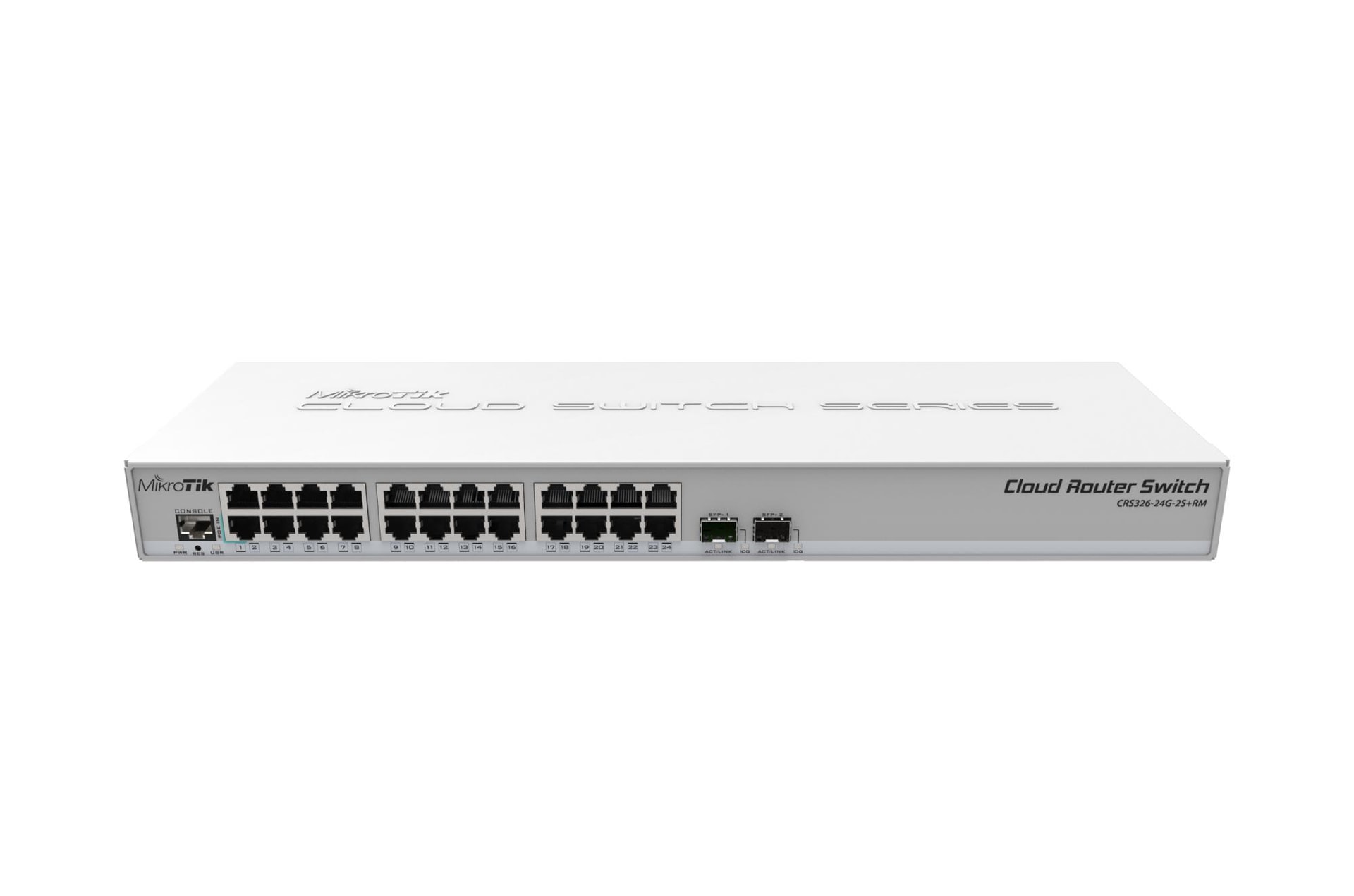 MIKROTIK CRS326-24G-2S+RM управляемый коммутатор 24 порта
