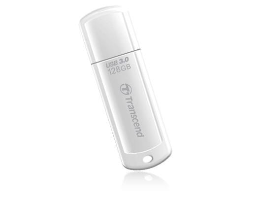 Mälupulk Transcend JetFlash 730 128 GB, USB 3.2 Gen 1, valge