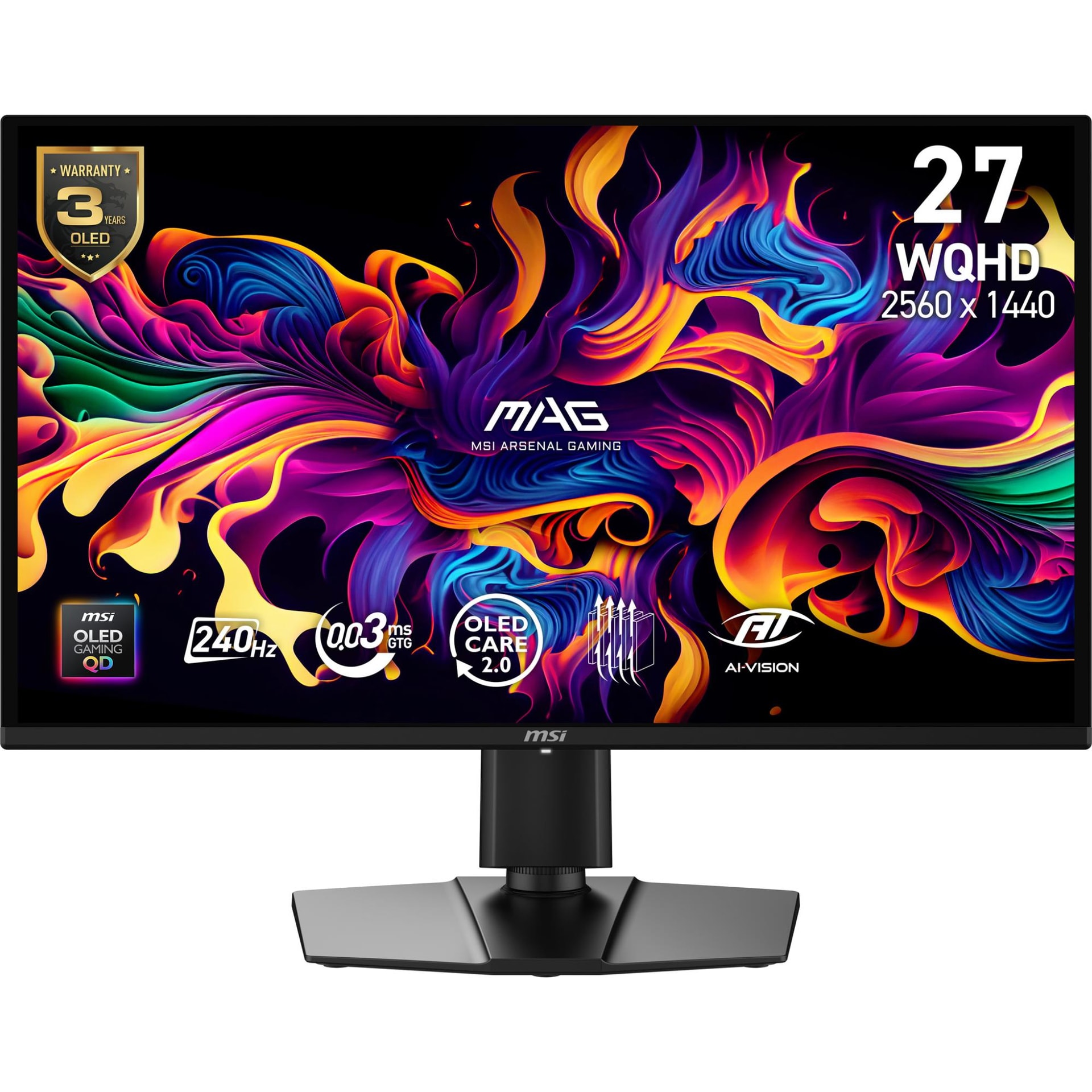 MSI MAG274QPQD-OLEDX24 – 26,5" OLED monitor soodne hind
