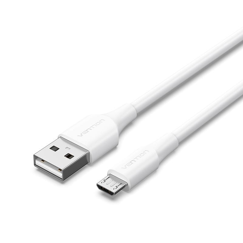 Vention USB 2.0 Micro-B Cable 1m White – Fast Charging Deal