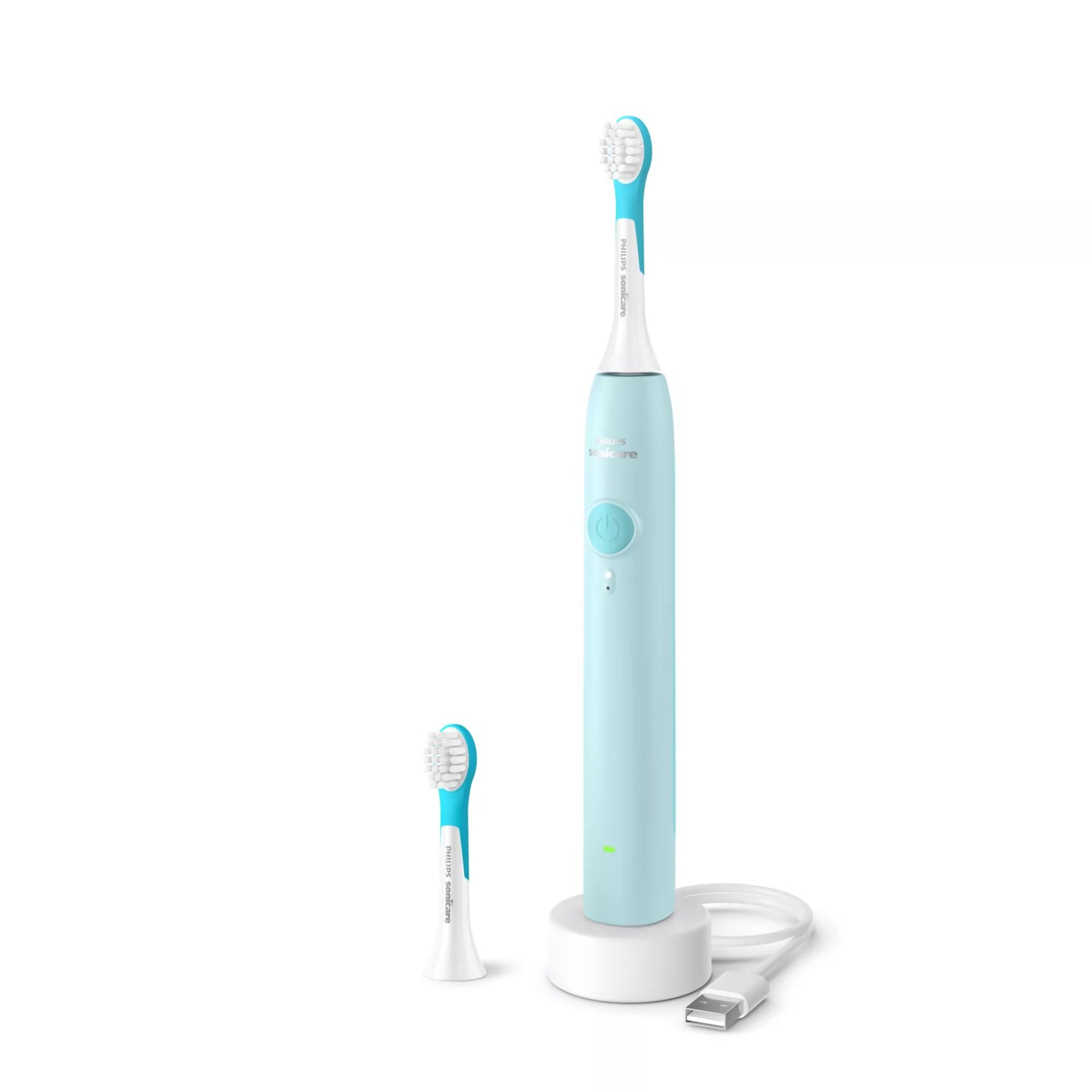 Детская электрическая зубная щётка Philips Sonicare For Kids HX6500/23, бирюзовая