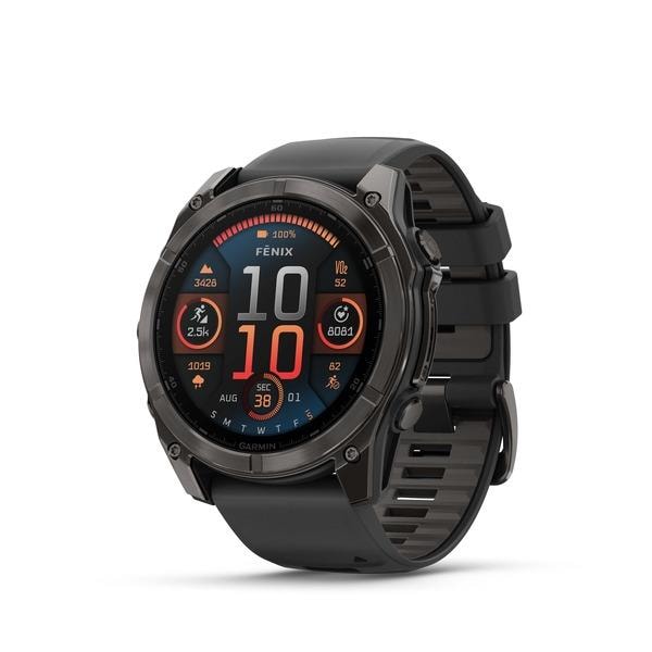 Garmin Fenix 8 Sapphire titaanium GPS-kell
