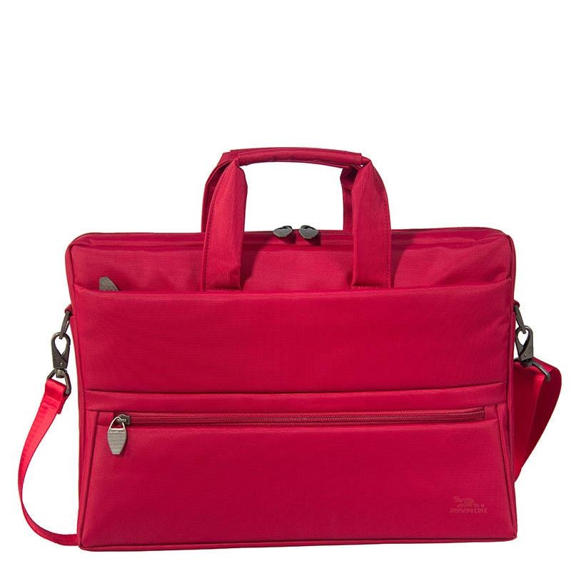 RIVACASE Tiergarten 15.6" Messenger Bag Red – Great Deal