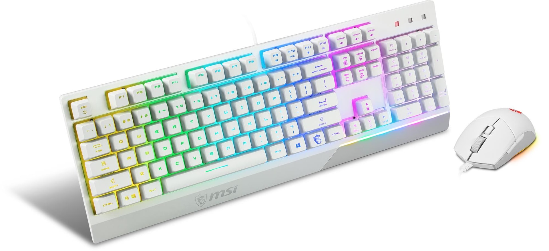 MSI Vigor GK30 valge mehaaniline klaviatuur + hiir