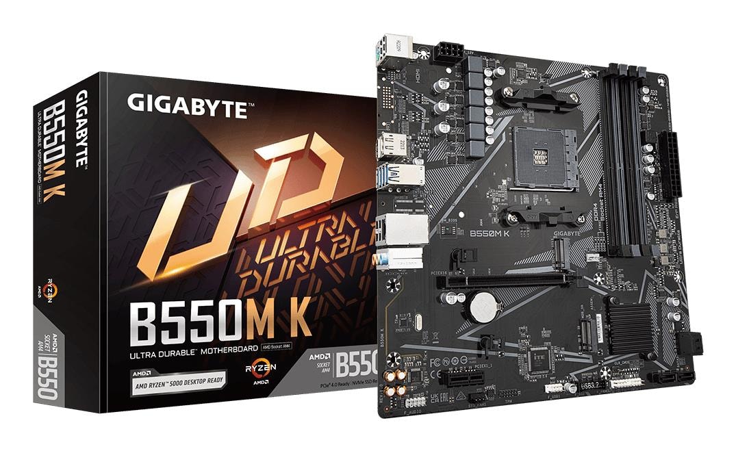 GIGABYTE B550MK Micro-ATX AMD Socket AM4 Motherboard