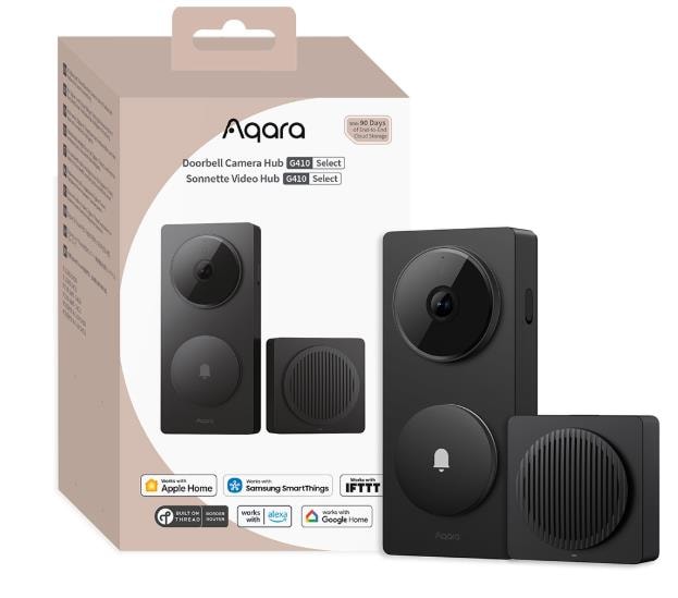 Aqara Smart Home G410 Doorbell Cam Hub Black – Best Price