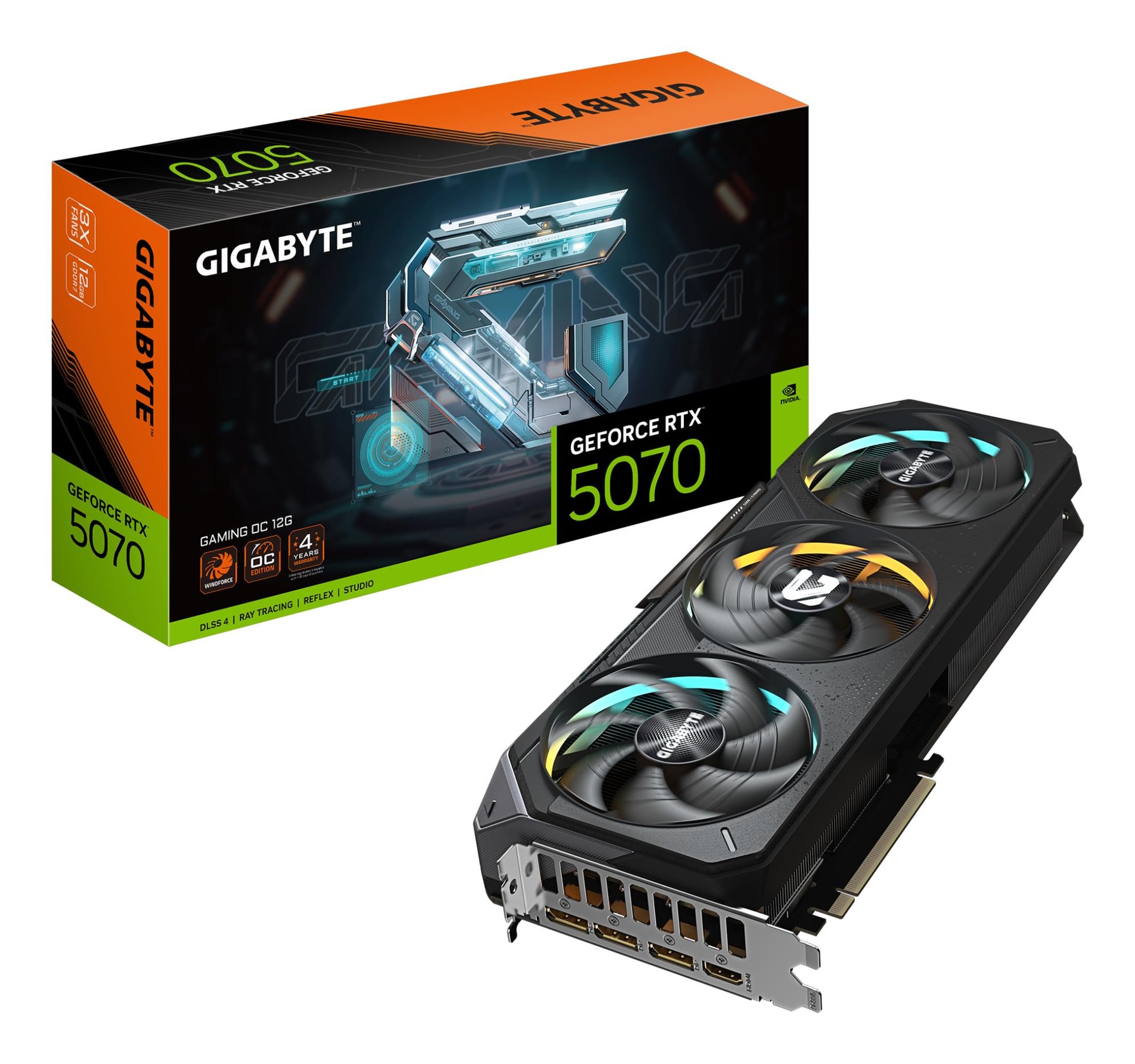 GIGABYTE RTX 5070 12GB GDDR7 видеокарта