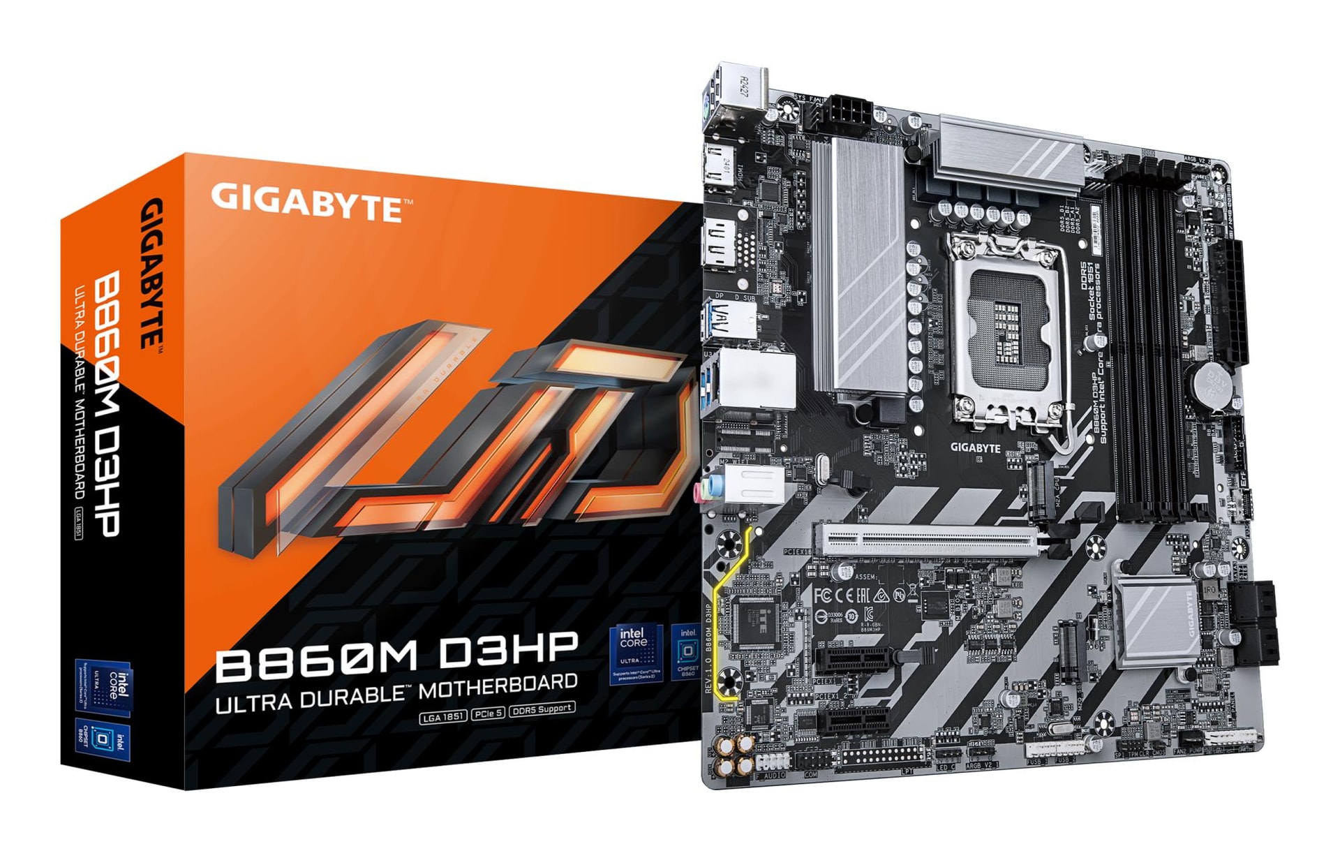 GIGABYTE B860MD3HP1.0 Micro-ATX DDR5 Intel Motherboard