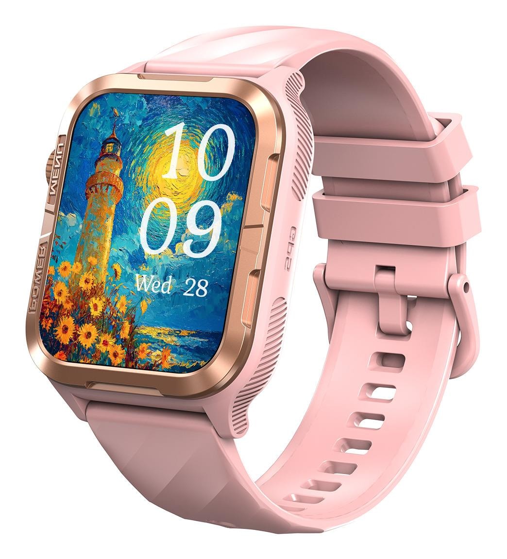 Blackview W10 Pro smartwatch, 1.83″ display, GPS, flashlight, pink