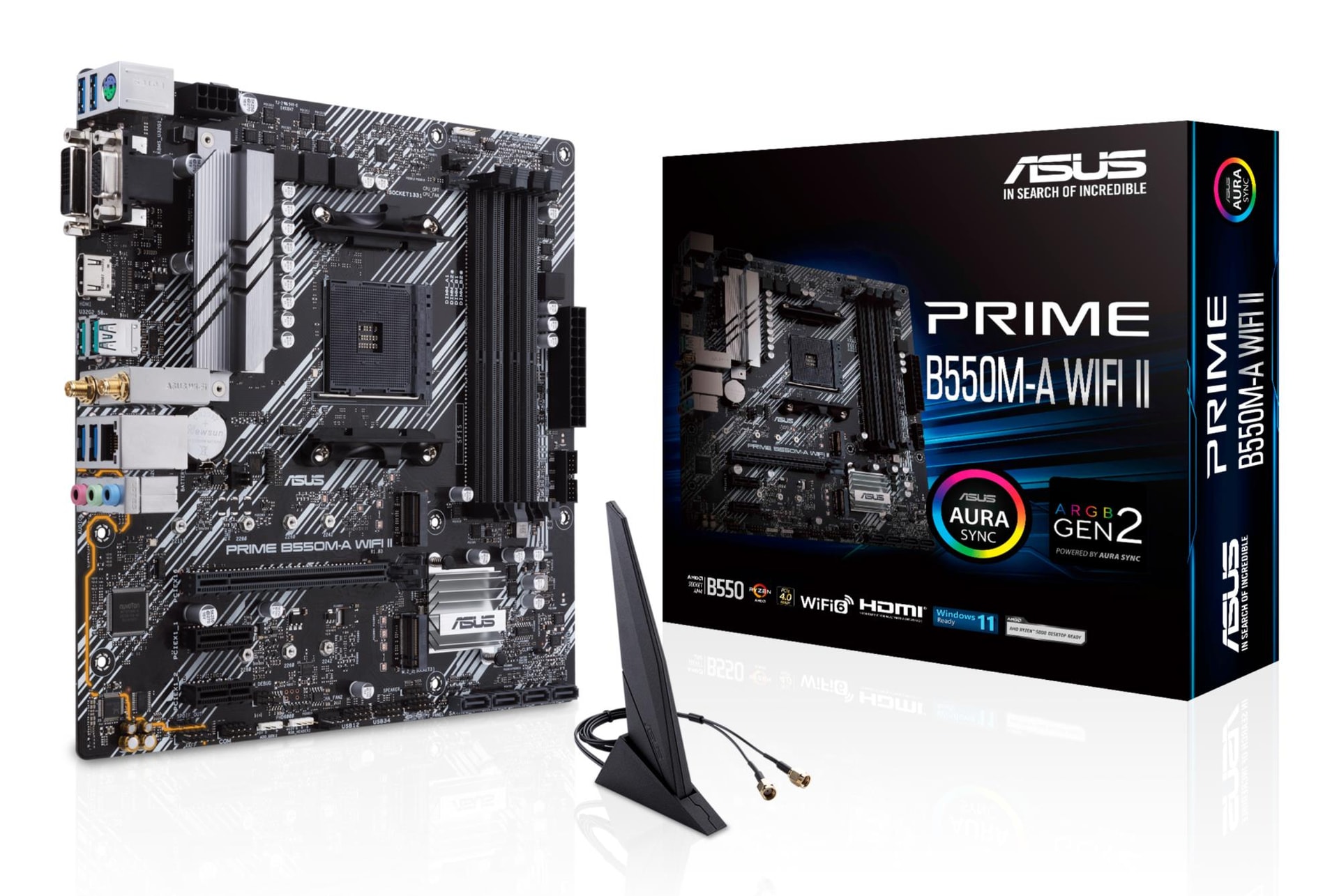 ASUS PRIME B550M-A WiFi III soodne kiip AMD AM4