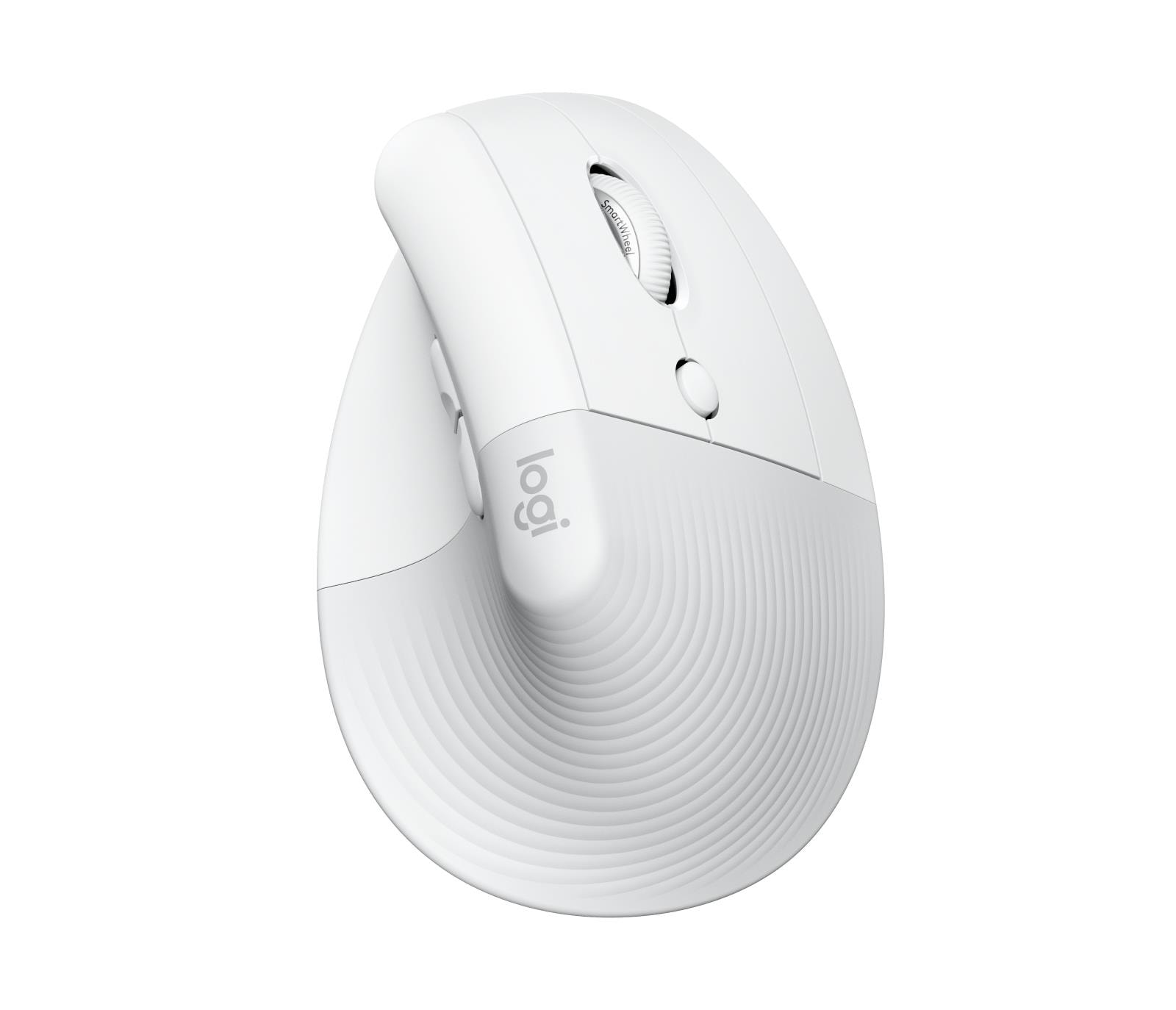 Logitech Lift for Mac vertical mouse, Bluetooth, white