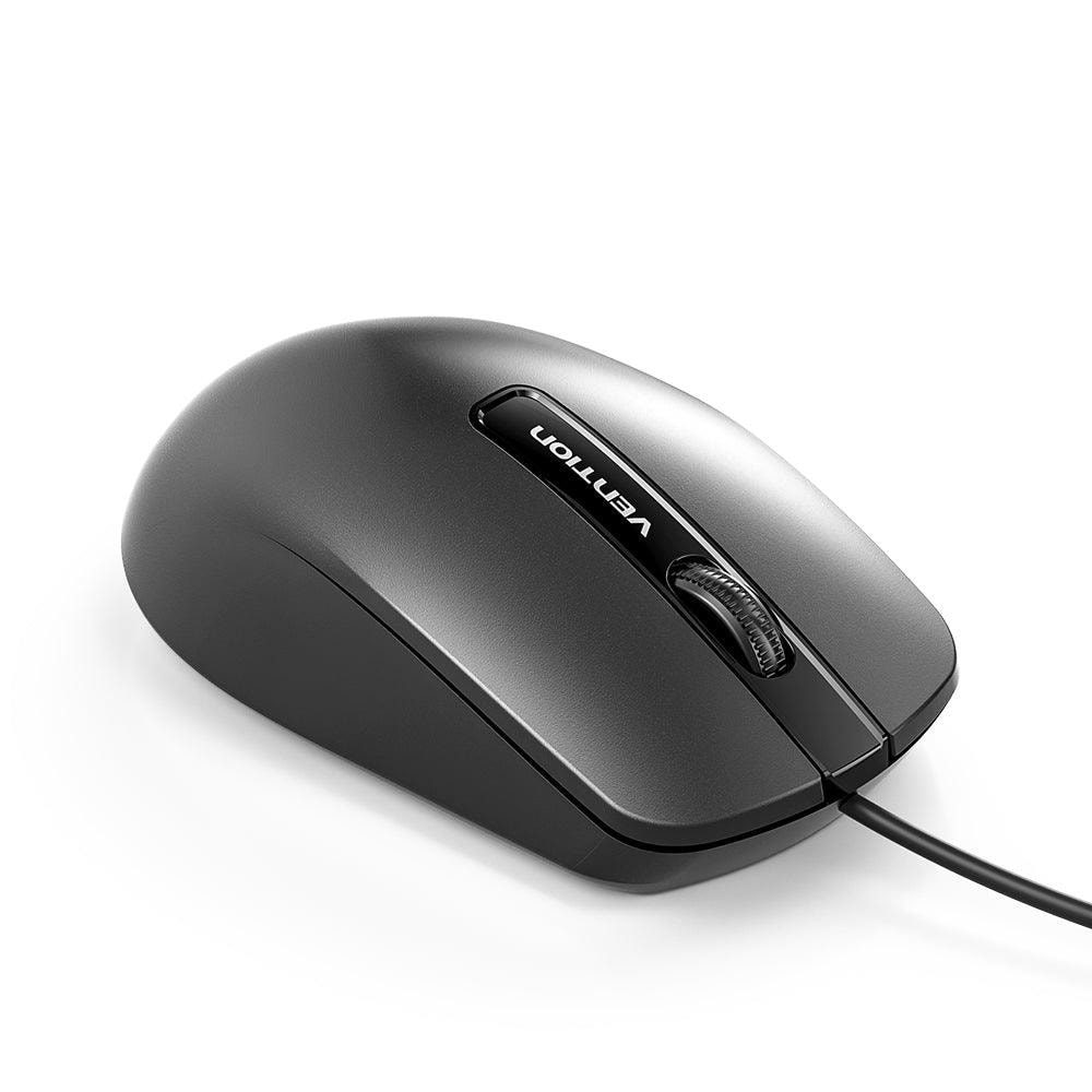Vention KTABG Optical USB Mouse, Black, 1200 DPI, 3 Buttons
