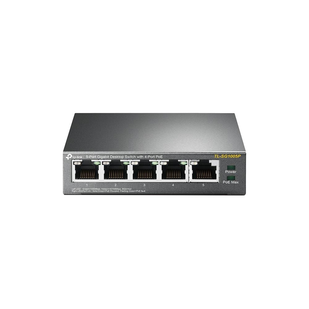 TP-LINK TL-SG1005P сетевой коммутатор 5 портов гигабит PoE