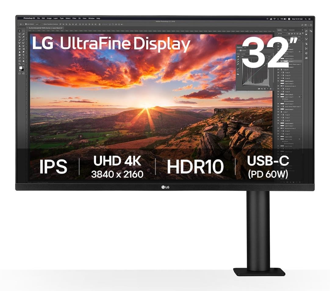 LG 32UN880K-B 4K Ultra HD IPS Monitor 31.5"