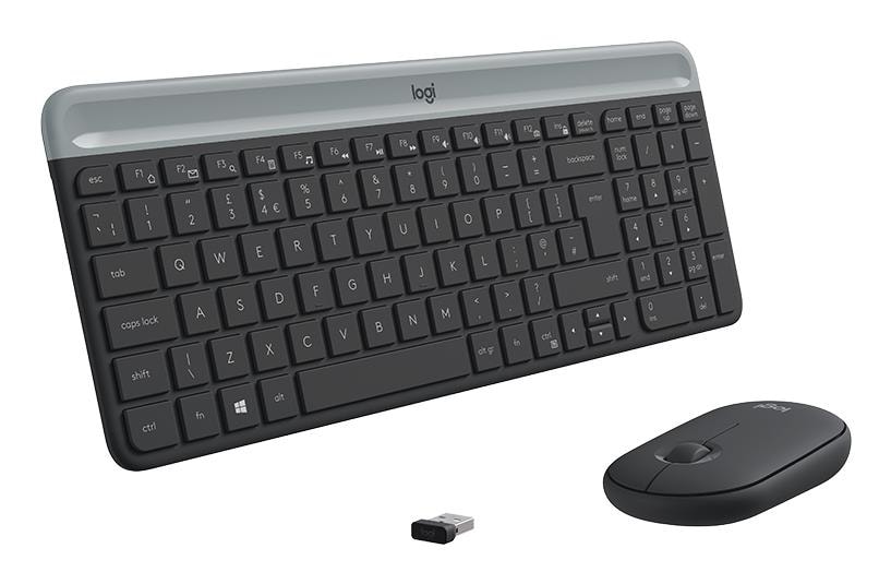 Logitech MK470 беспроводная клавиатура купить выгодно